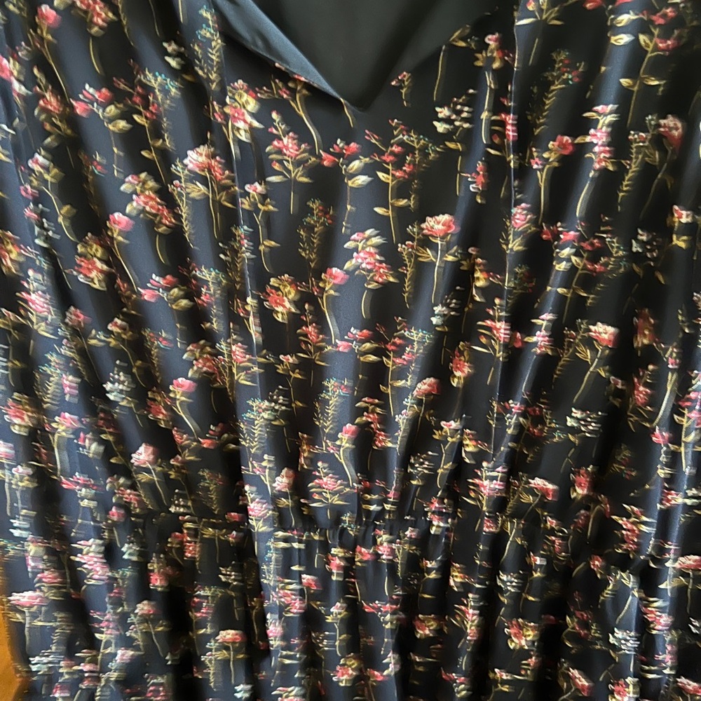 Long sleeves floral maxi dress - Picture 3 of 7